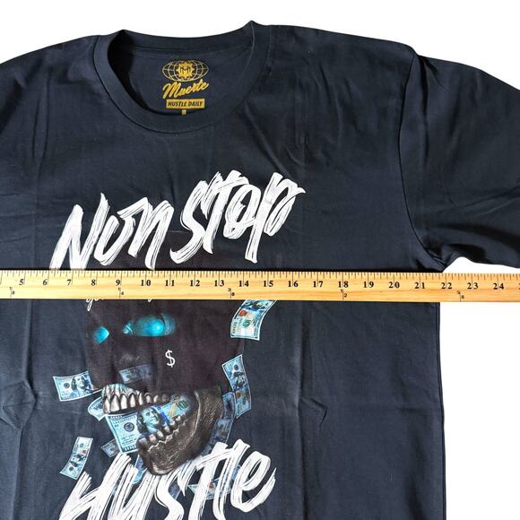 Hastamuerte Never Stop Hustling T-shirt Men’s L - Streetwear Skater Trap Urban - Picture 11 of 13